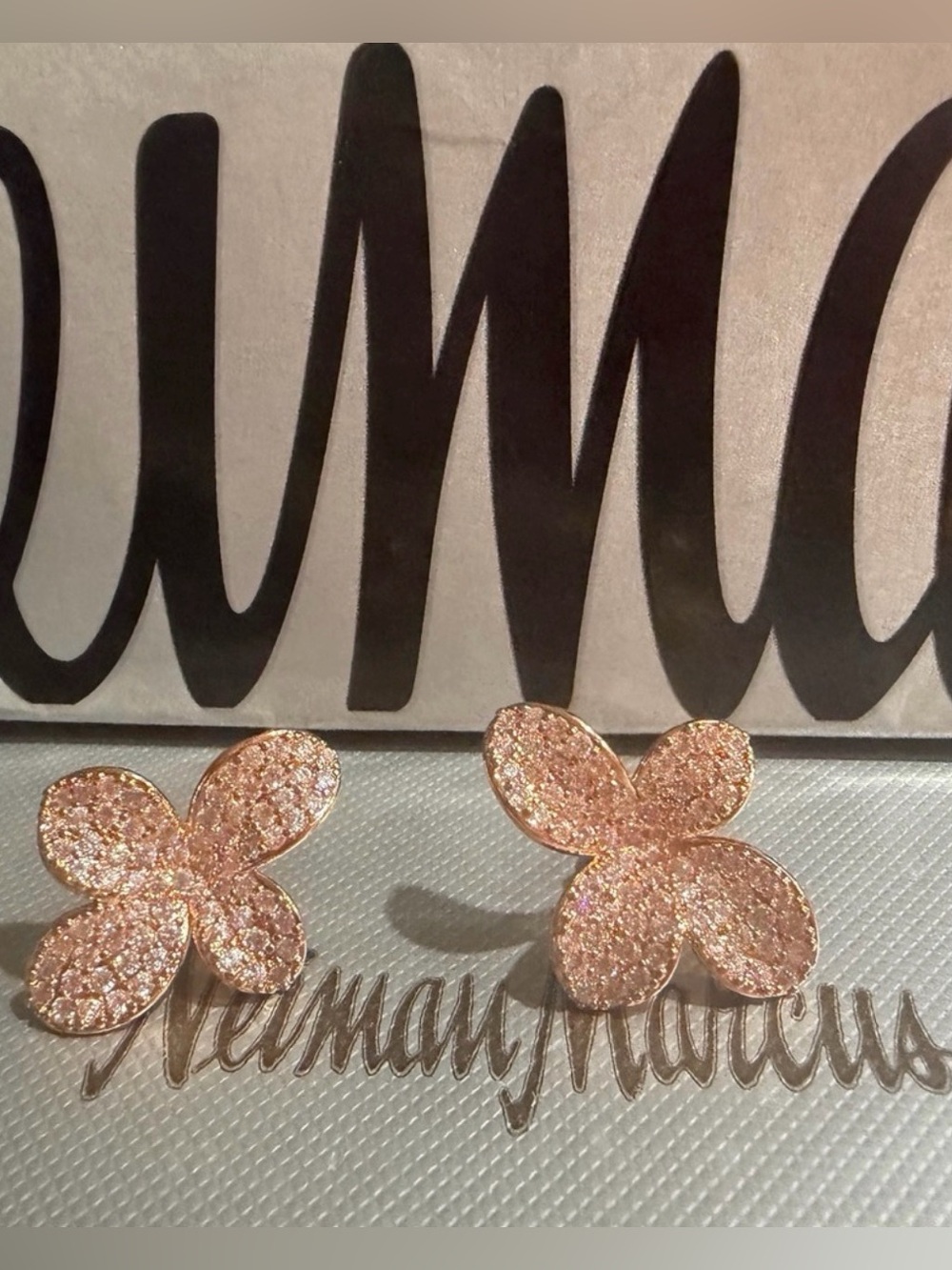 SEGRETI Floral Earrings 18k rose Gold $11,000